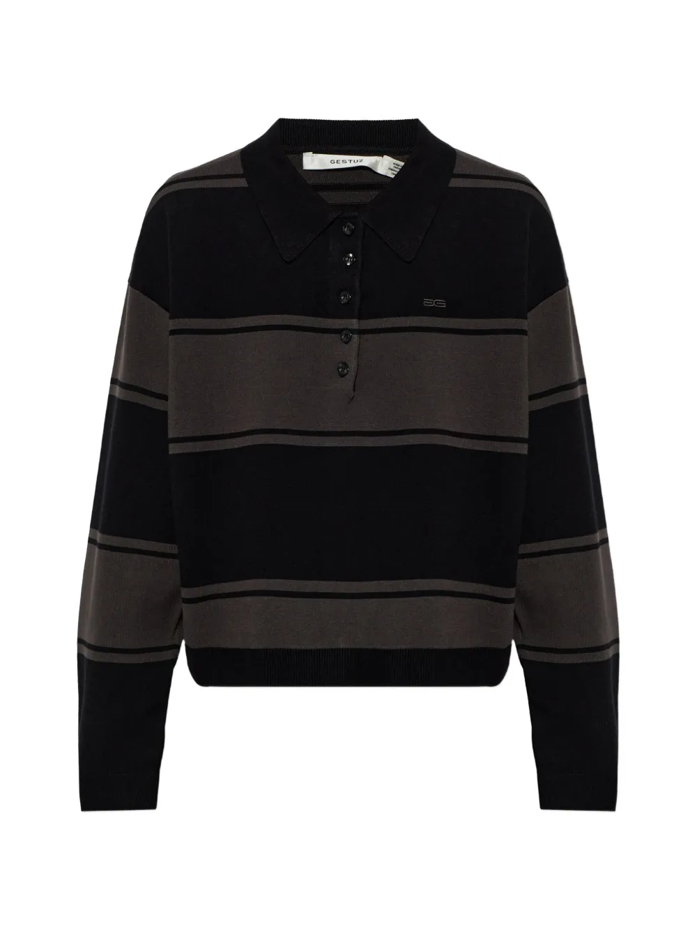Gestuz Gzsilda striped sweater - Noir Gestuz Gzsilda striped sweater - Noir