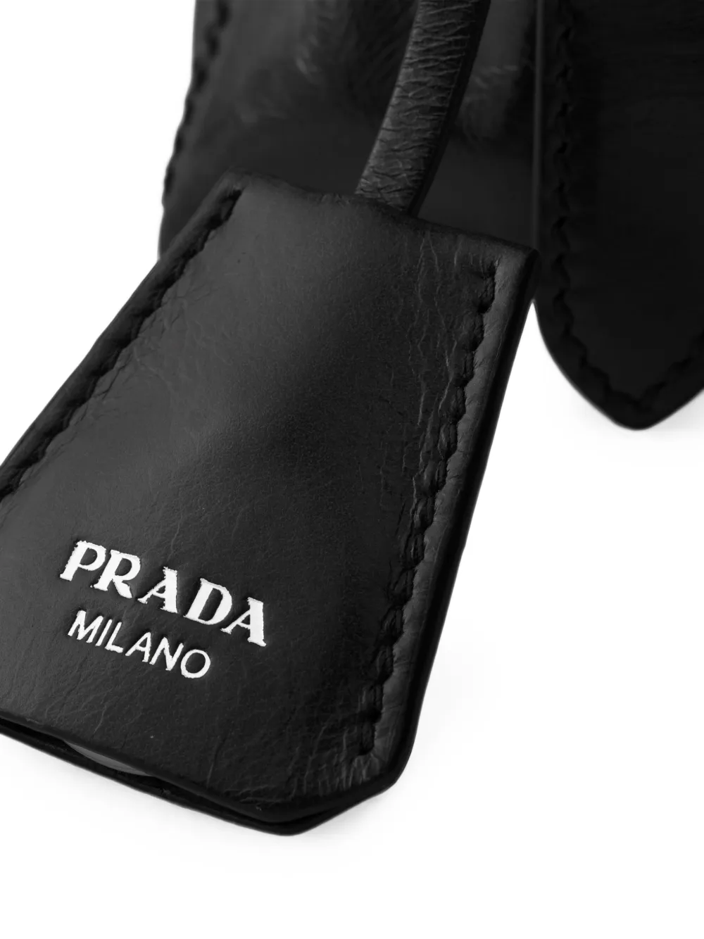 Prada Medium Aimée leren schoudertas Zwart