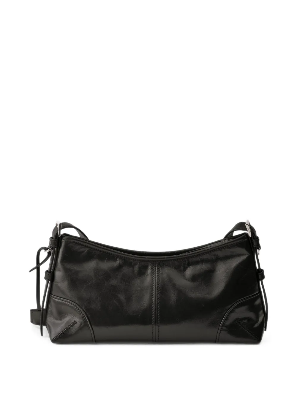 Prada Medium Aimée leren schoudertas Zwart