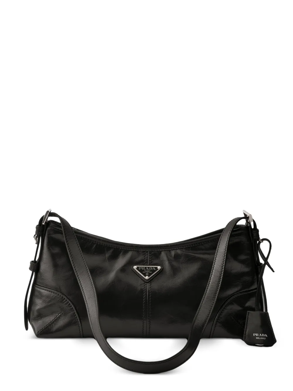 Prada Aimèe medium leather shoulder bag - Nero