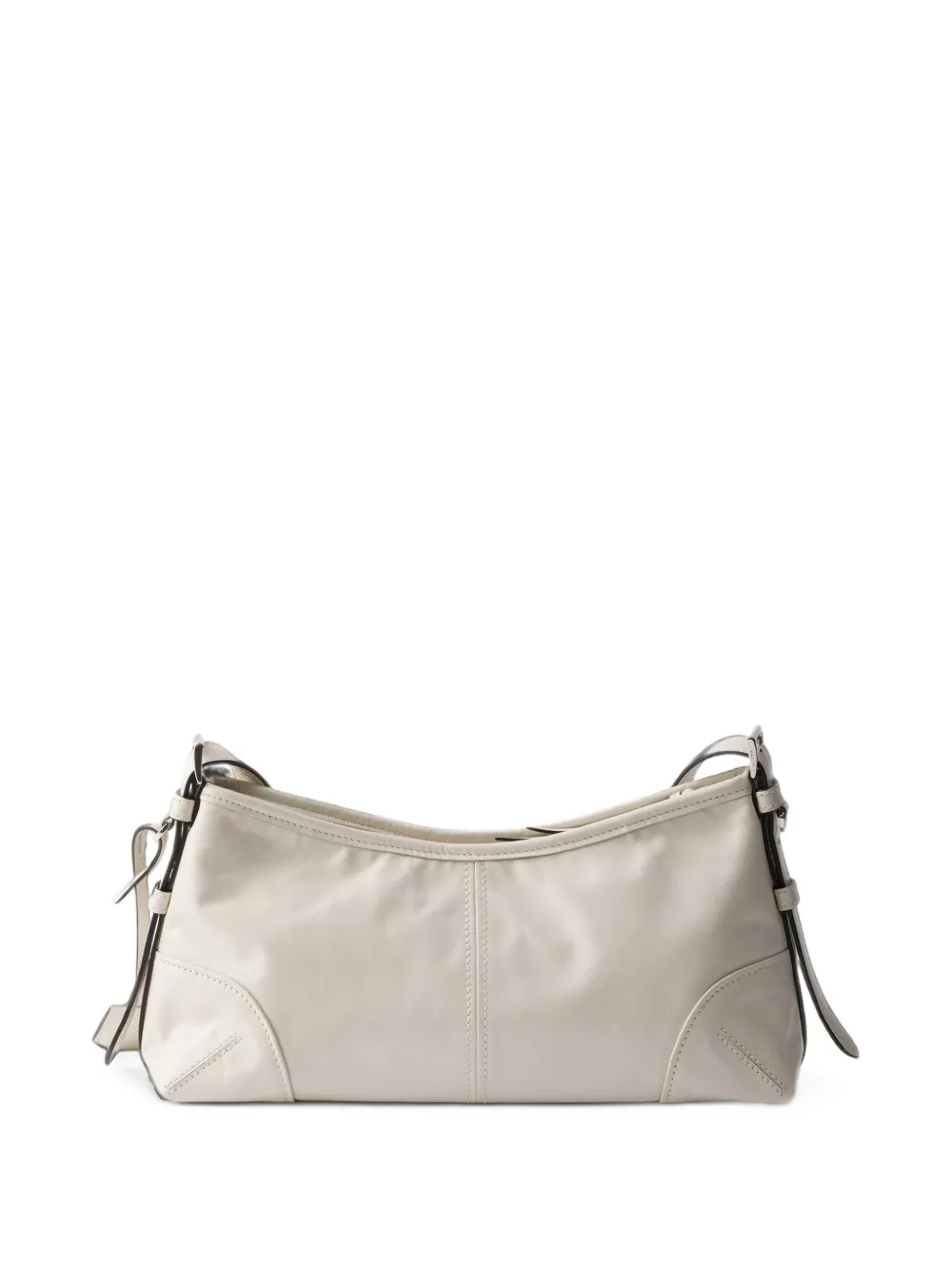 Prada Medium Aimée leren schoudertas Wit