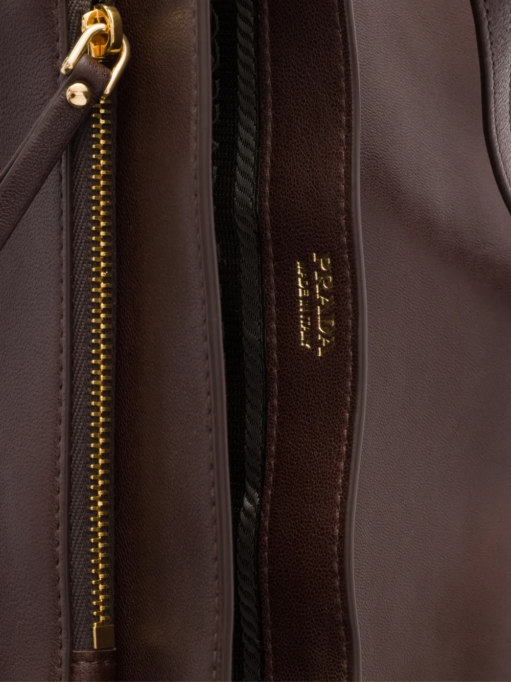 Prada Nappaleren smartphone houder Bruin