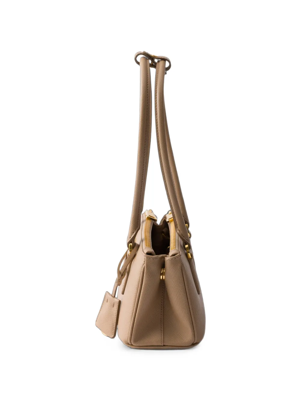 Prada Galleria Saffiano-leather mini-bag Beige