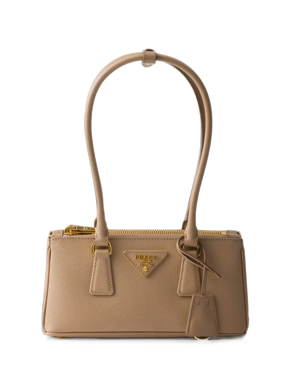 Prada Galleria Saffiano-leather mini-bag Beige