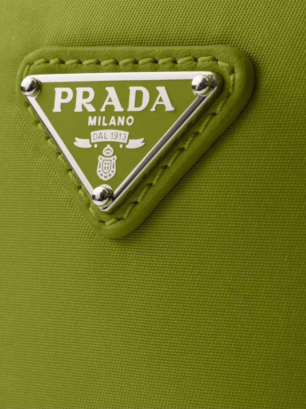 Prada Chérie Re-Nylon mini-tas Groen