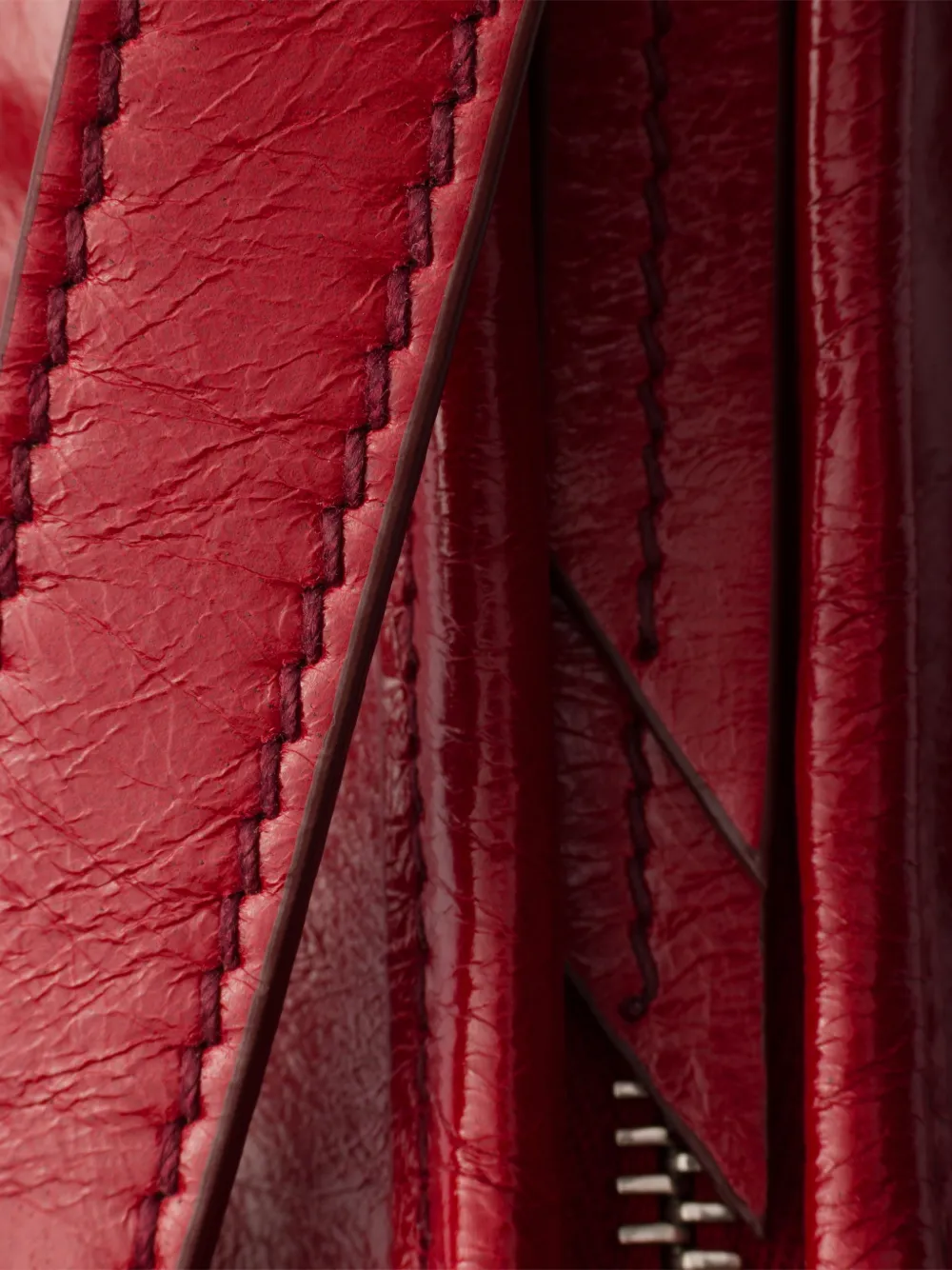 Prada Medium Aimée leren schoudertas Rood