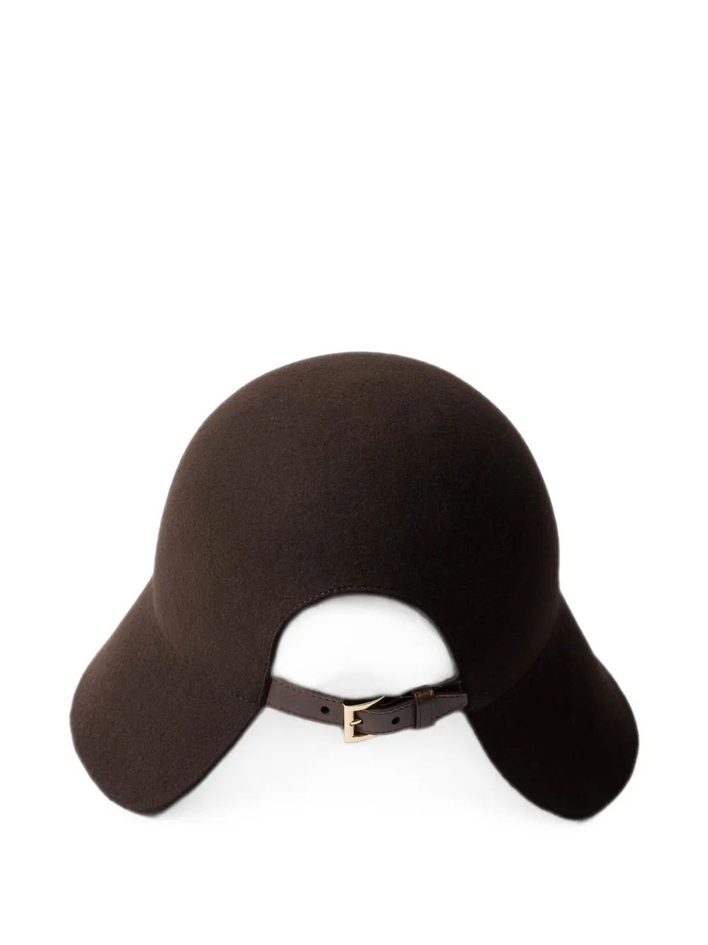 Prada Vilten hoed Bruin