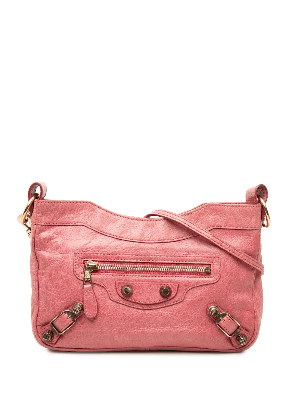 Balenciaga Pre-Owned 2005-2026 Lambskin Motocross Giant 12 Hip crossbody bag - Rosa