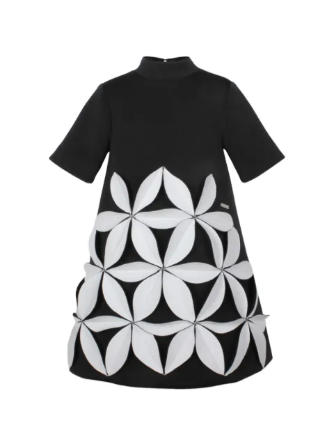 JESSIE AND JAMES KIDS Petal Song floral-appliqué A-line dress