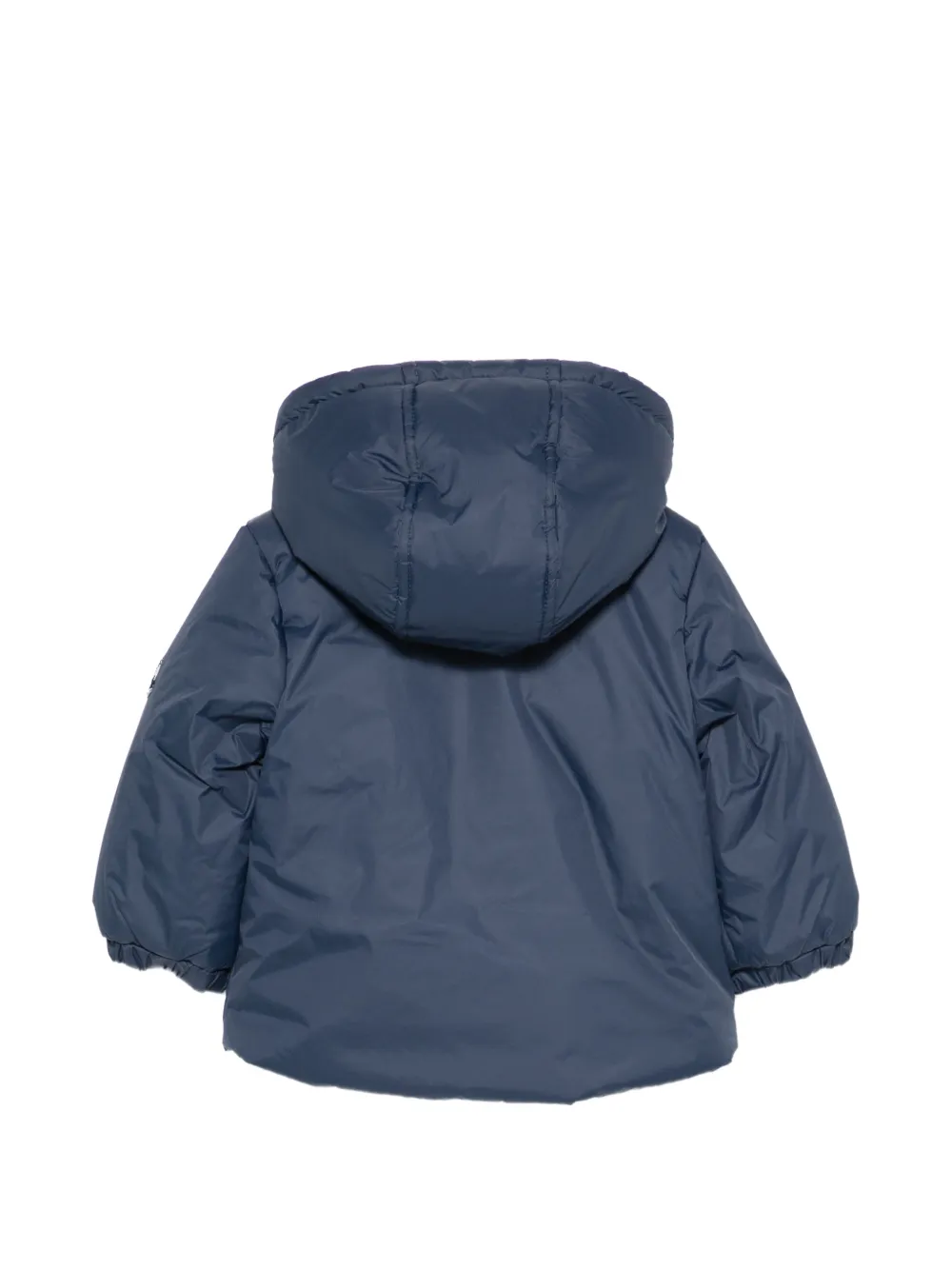 Roy Rogers Kids hooded logo-patch jacket Blauw