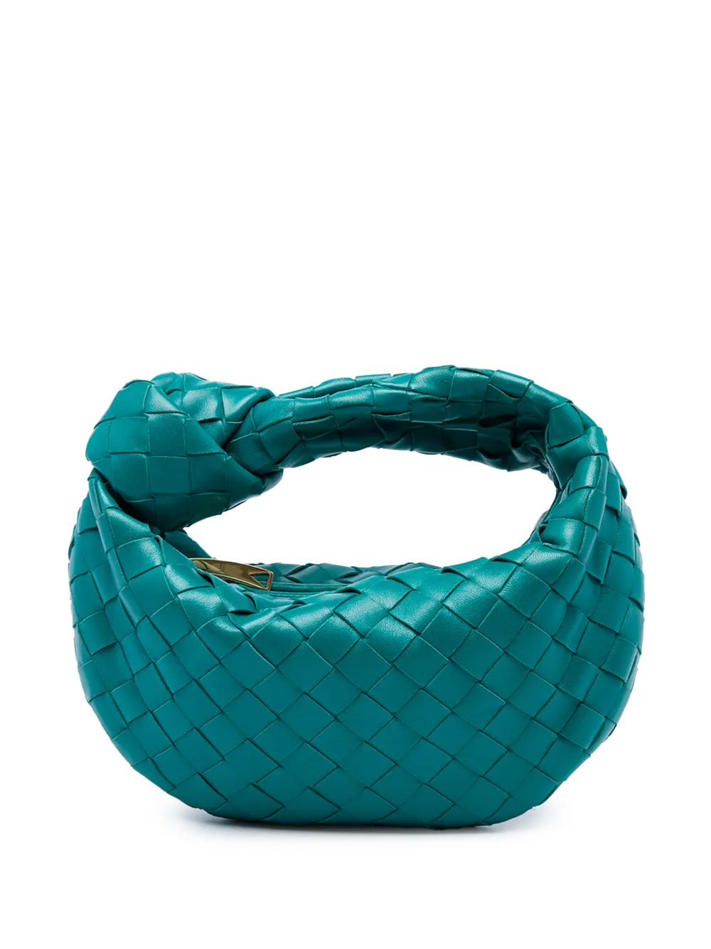 Bottega Veneta Pre-Owned 2012-2026 Mini Nappa Intrecciato Jodie hobo bag - Blau