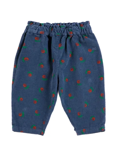 Bobo Choses Stamp Bloom corduroy trousers