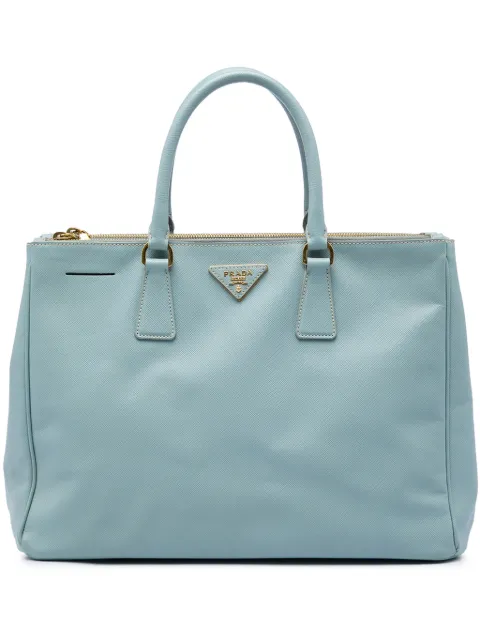 Prada Pre-Owned 2010-2026 Large Saffiano Lux Galleria Double Zip Satchel tote bag