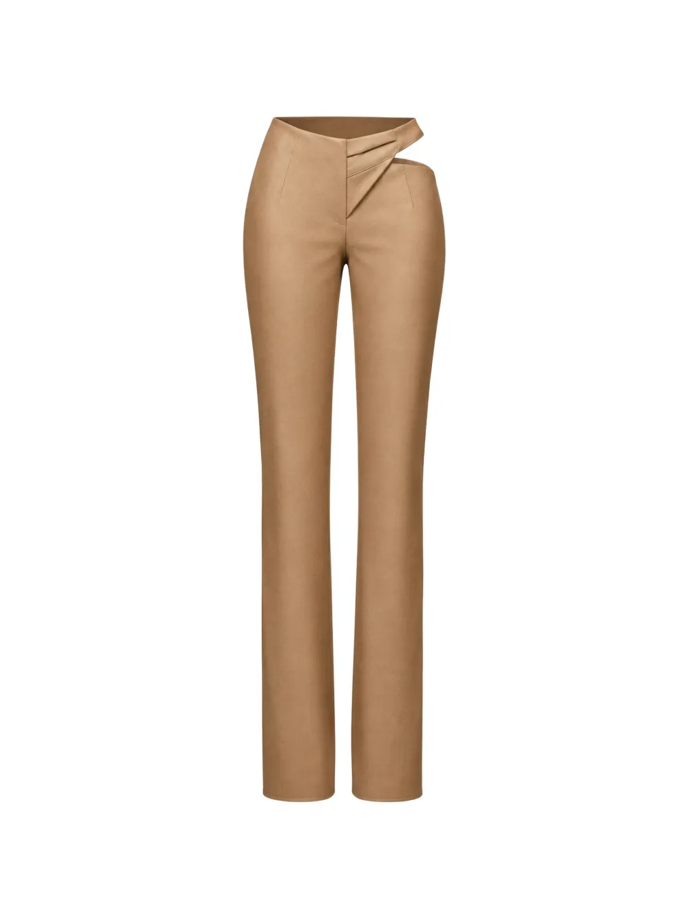 Lika cut-out high-waisted trousers Beige