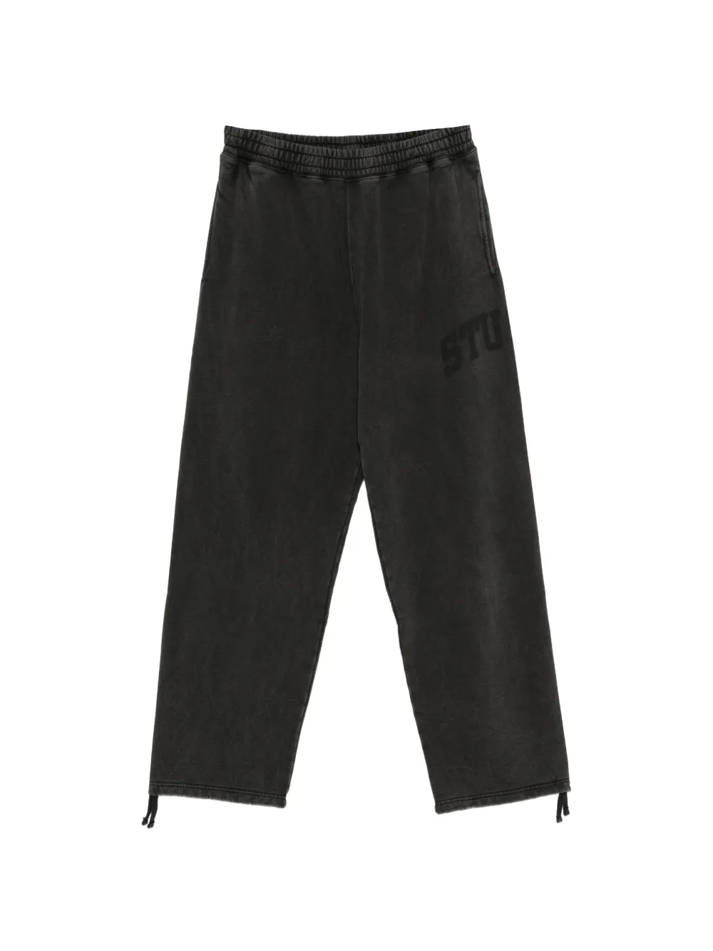 Stüssy pantalon de jogging à logo imprimé et ourlet coulissant - Noir Stüssy pantalon de jogging à logo imprimé et ourlet coulissant - Noir