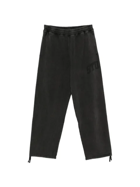 Stüssy logo-print drawstring-hem track pants