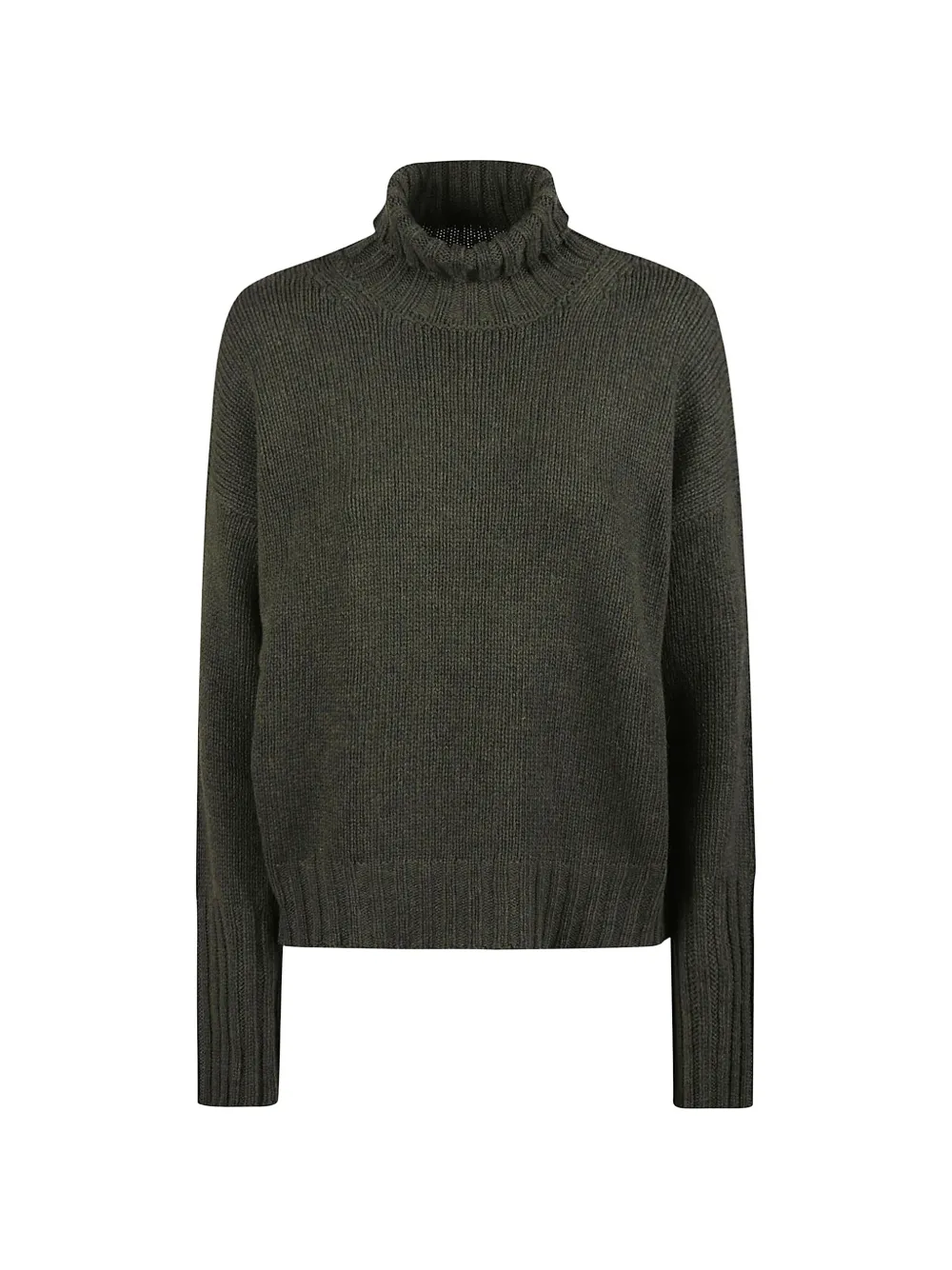 Aragona roll-neck cashmere sweater - Green