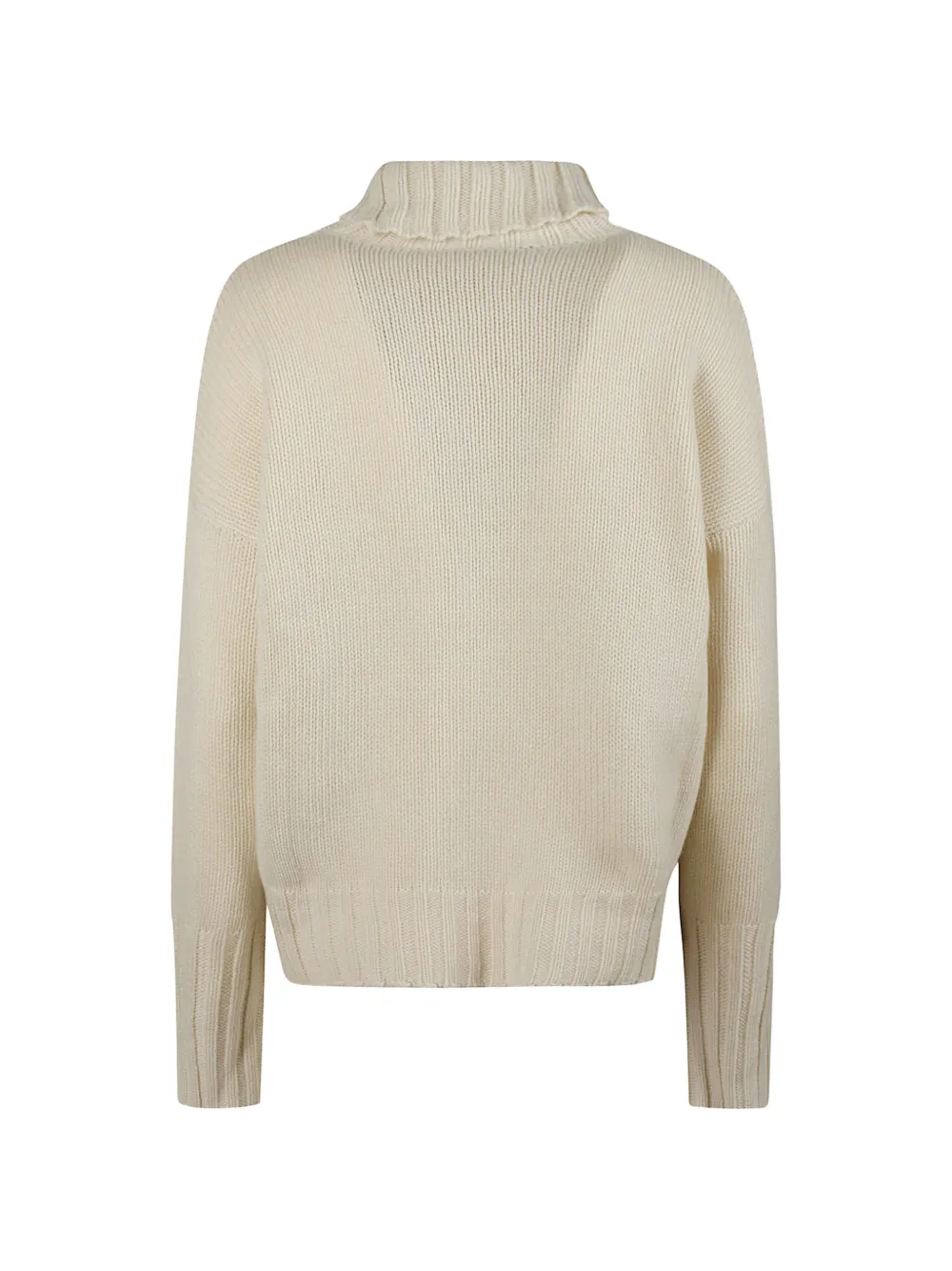 Aragona ribbed-knit roll-neck sweater Beige