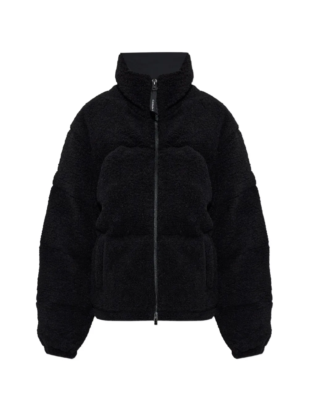 Canada Goose Fallon fleece-textured puffer jacket - Black