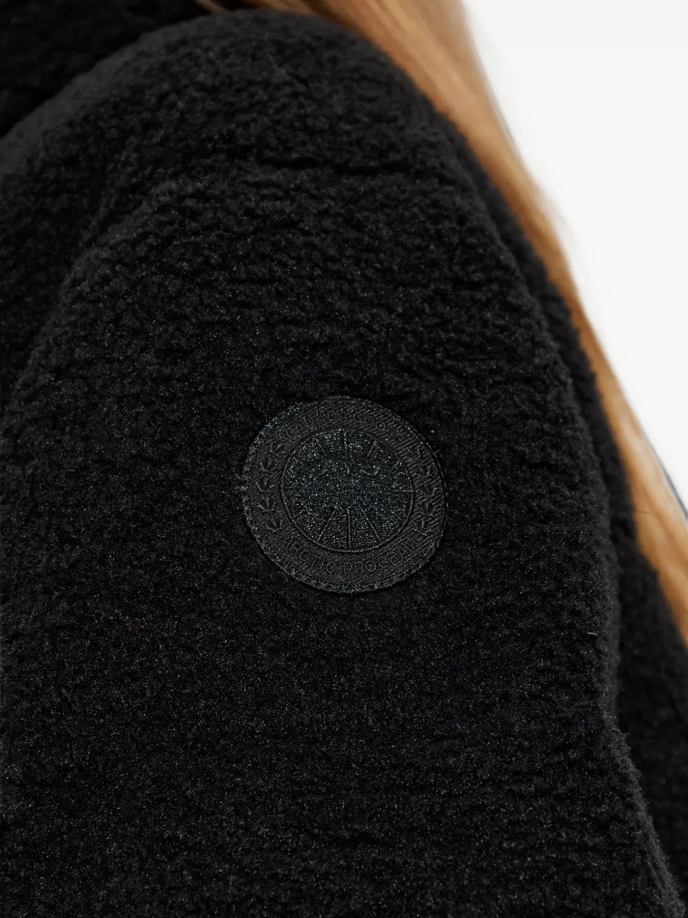 Canada Goose Fallon donsjack met fleece textuur Zwart