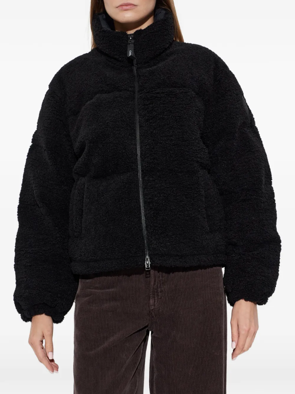 Canada Goose Fallon donsjack met fleece textuur Zwart