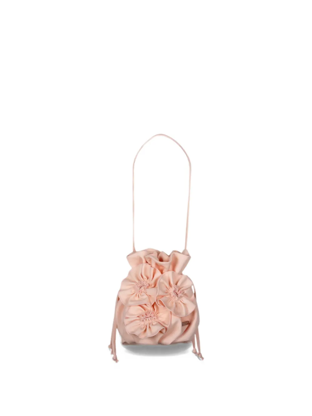JESSIE AND JAMES KIDS Sunkissed floral-appliqué drawstring shoulder bag - Rosa