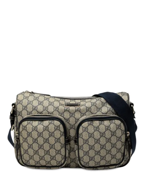 Gucci Pre-Owned 2000-2015 GG Supreme Double Pocket crossbody bag