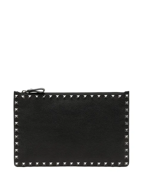 Valentino Garavani Pre-Owned bolsa de mano Rockstud de piel de becerro granulada 2018-2026