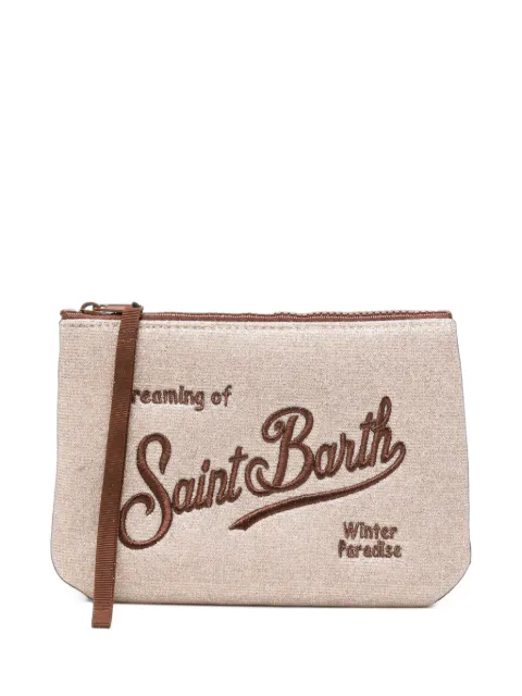 MC2 Saint Barth Aline Lurex W glitter-effect clutch bag