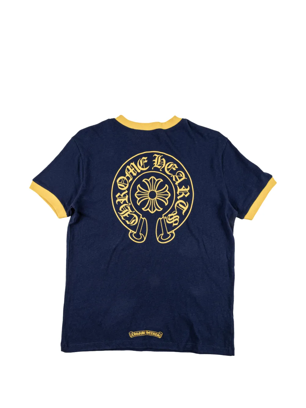 Chrome Hearts T-shirt met hoefijzer-print Blauw