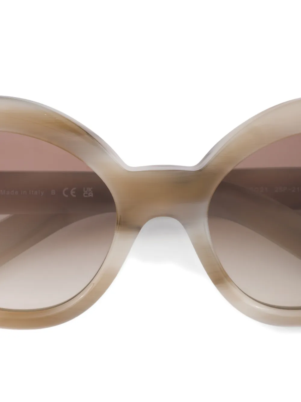 Prada Eyewear Shadowplay zonnebril Beige