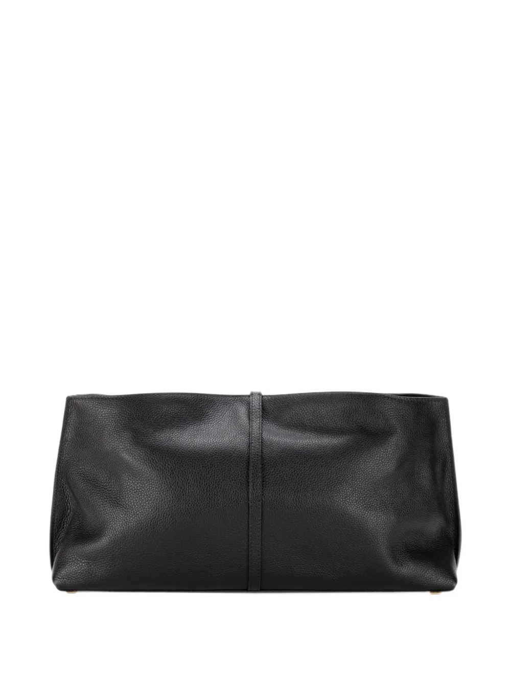 Elisabetta Franchi Boulevard leather clutch bag Zwart