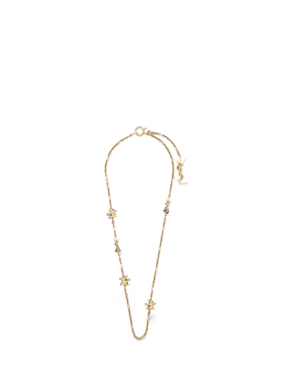 Saint Laurent Cassandre dove necklace - Oro