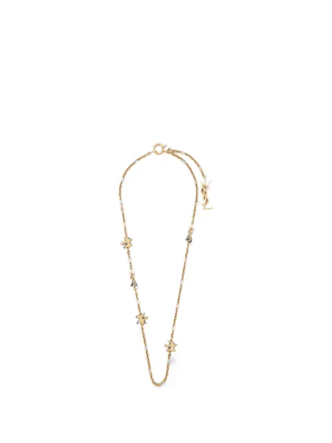 Saint Laurent Cassandre dove necklace