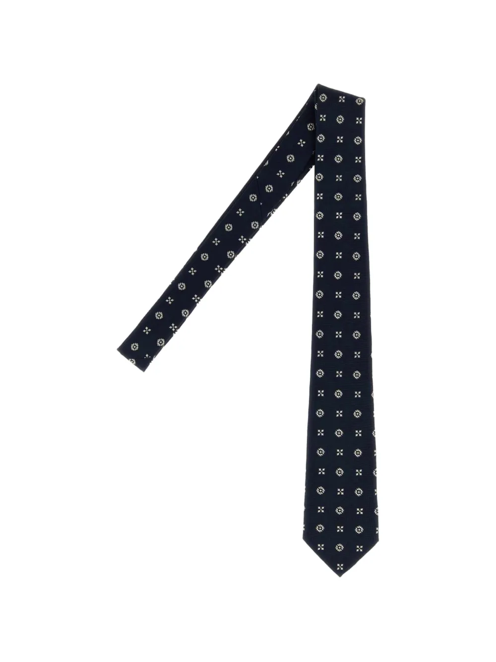 Saint Laurent embroidered jacquard tie
