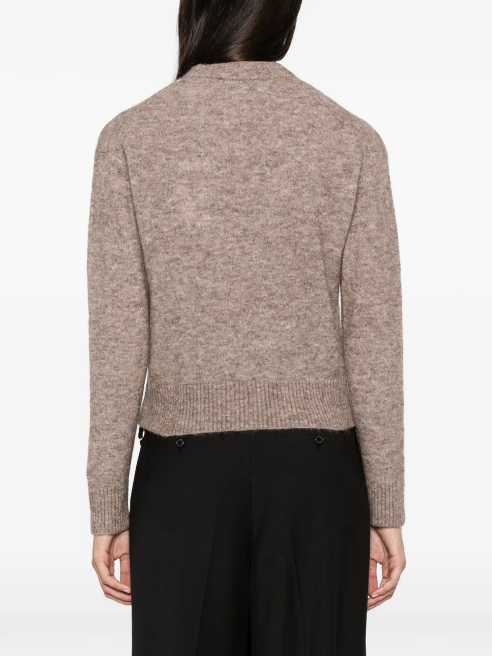MC2 Saint Barth ribbed-knit alpaca sweater Beige