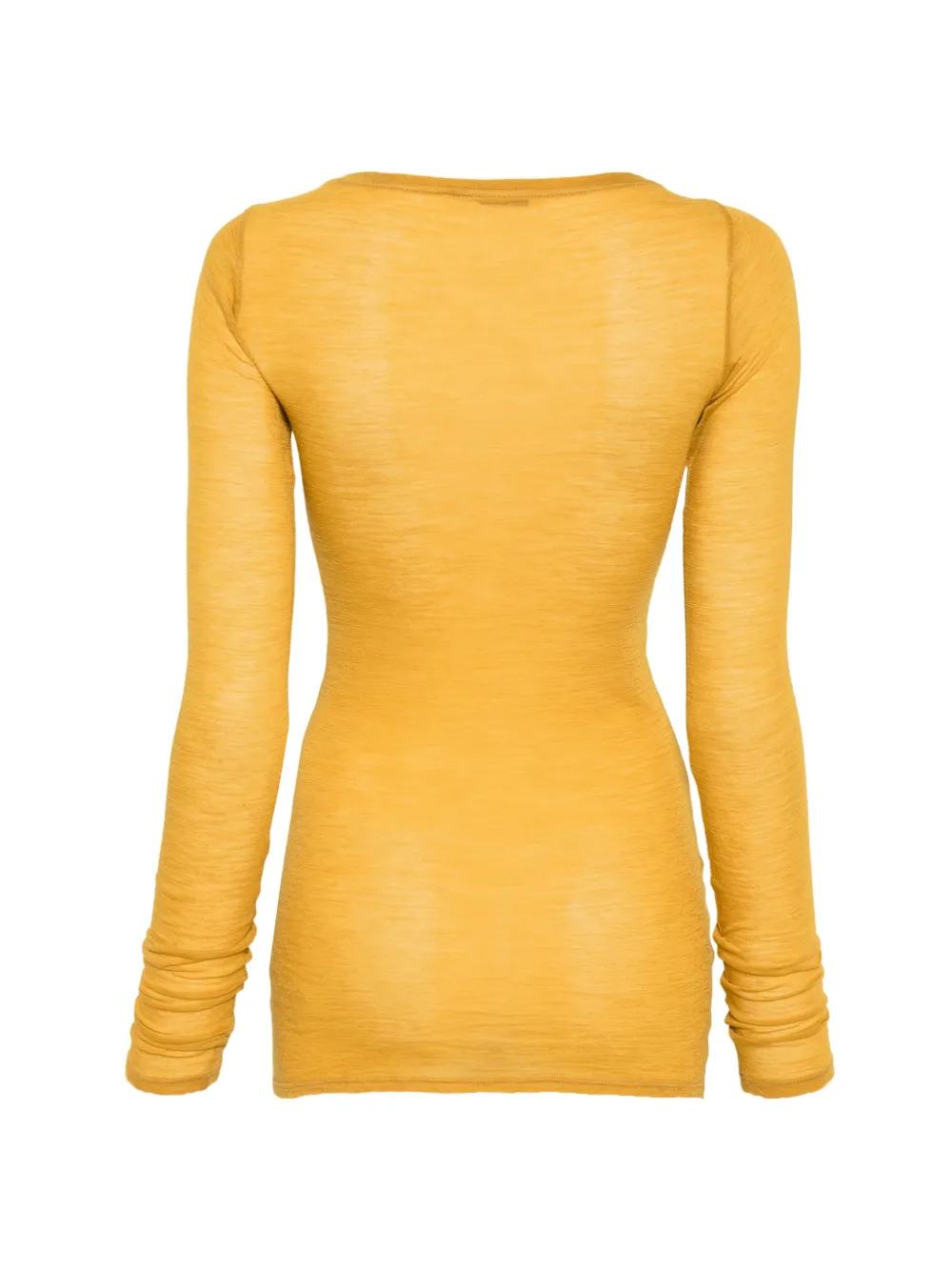 Liviana Conti Lucrezia long-sleeve T-shirt Geel