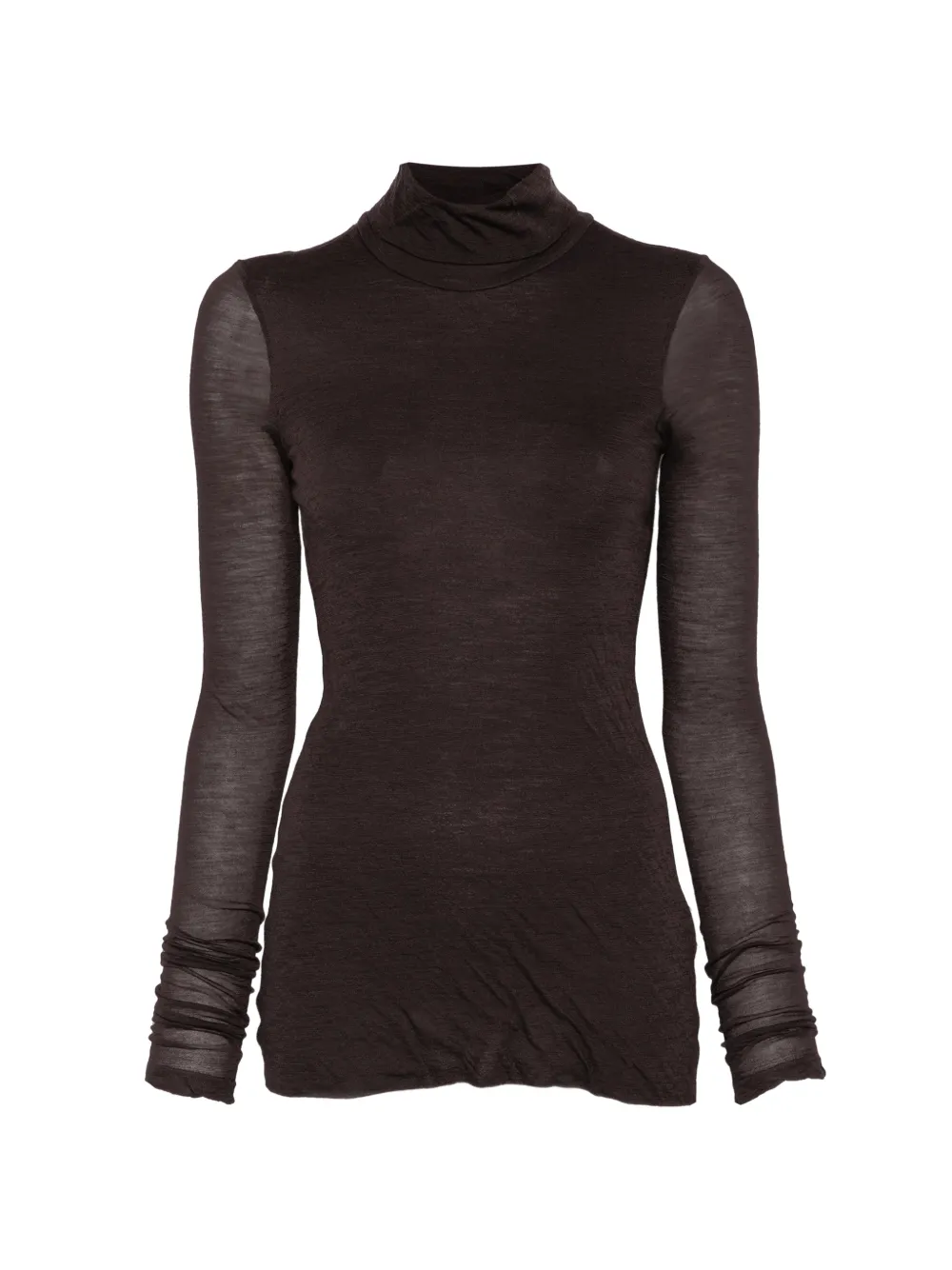 Liviana Conti Ginevra roll-neck long-sleeve T-shirt Bruin