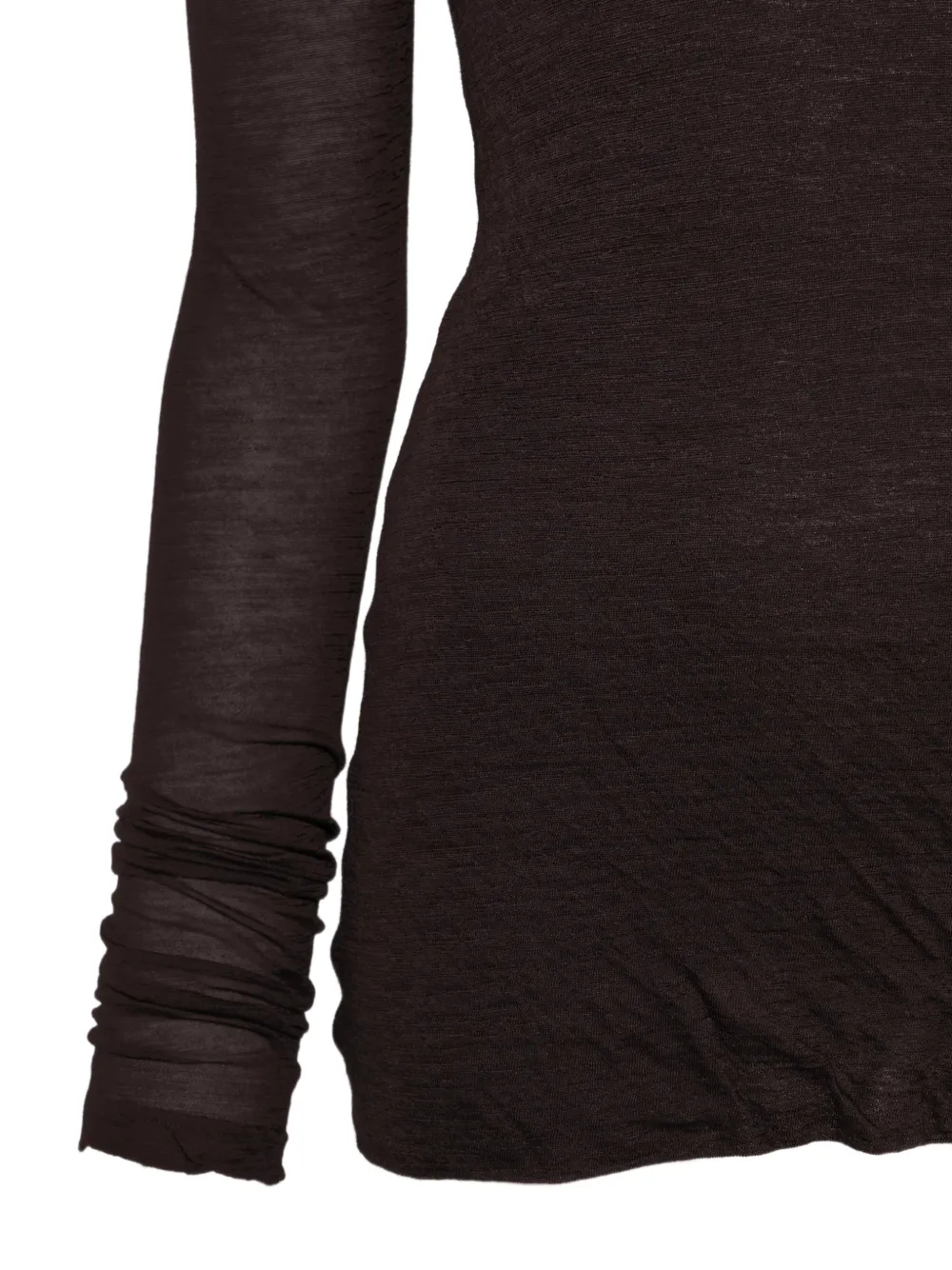 Liviana Conti Ginevra roll-neck long-sleeve T-shirt Bruin