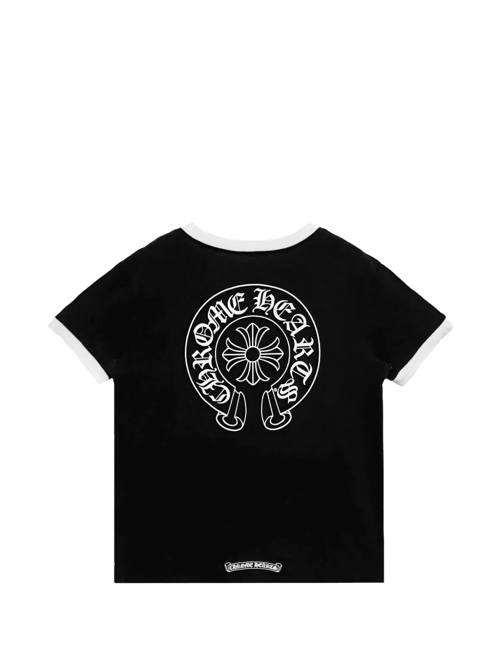 Chrome Hearts Horseshoe ringer T-shirt met logo-print Zwart