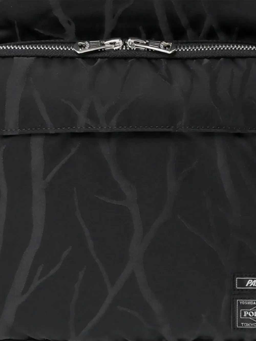 Palace x Yoshida & Co. Porter rugzak met boom-patroon Zwart
