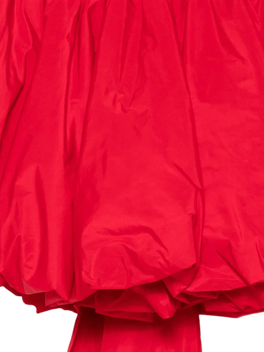 Blumarine bow-detail puff mini skirt Rood