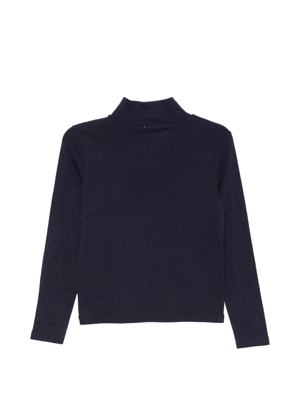 Ba&Sh crossover-neck long-sleeve T-shirt Blauw