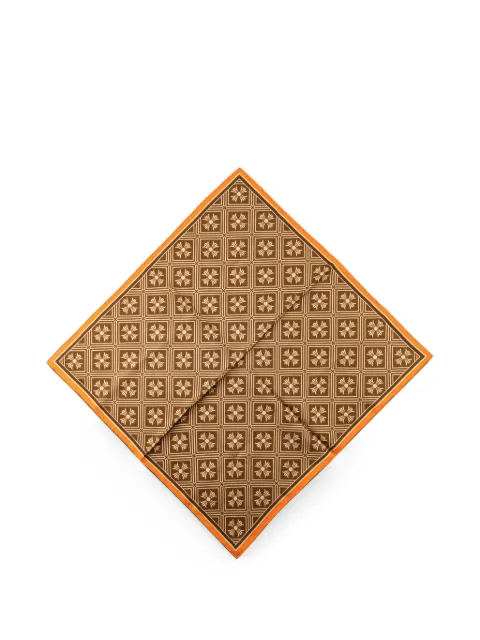Chrome Hearts Math Plus Cross silk scarf