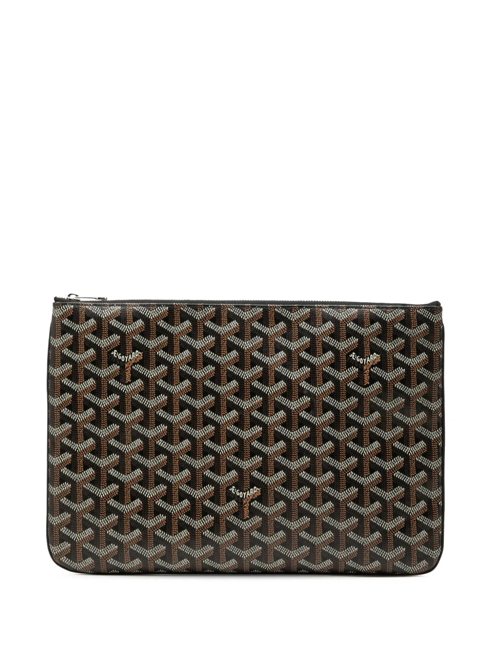 Goyard Pre-Owned pochette Senat MM Goyardine (2000-2026) - Noir Goyard Pre-Owned pochette Senat MM Goyardine (2000-2026) - Noir
