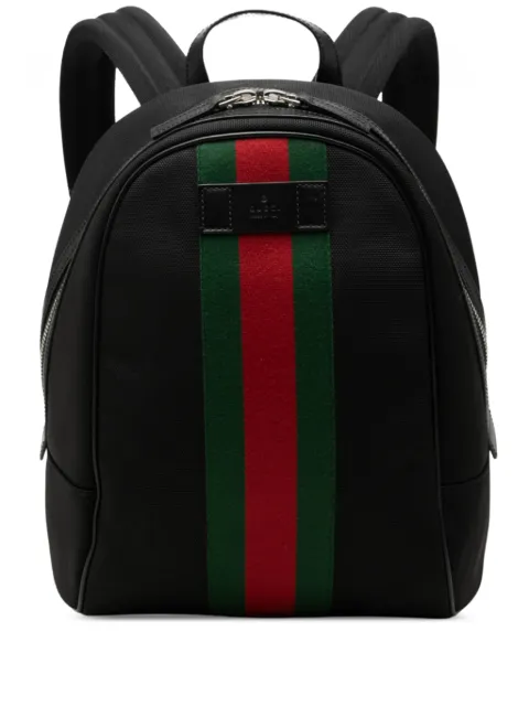 Gucci Pre-Owned mochila Techno Canvas Web 2016-2026