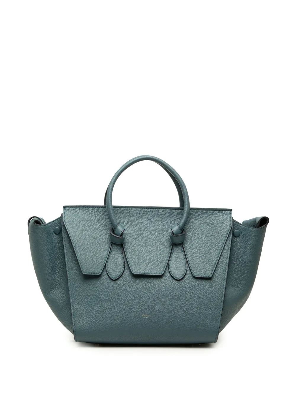 Celine Pre-Owned 2014 kleine Tie Tote Bag aus gekörntem Kalbsleder - Blau