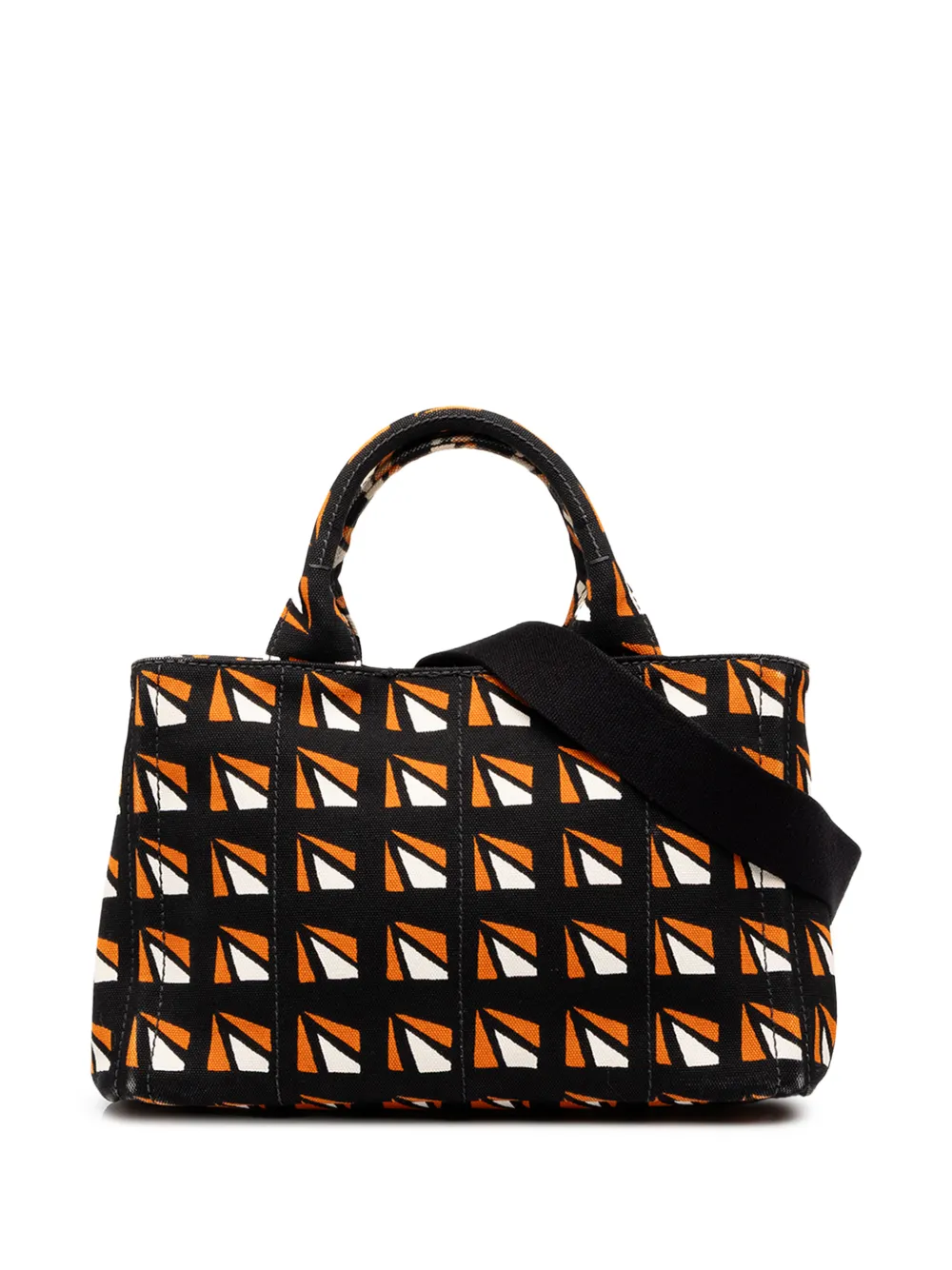Prada Pre-Owned 2013-2026 Canapa Canvas satchel - Arancione