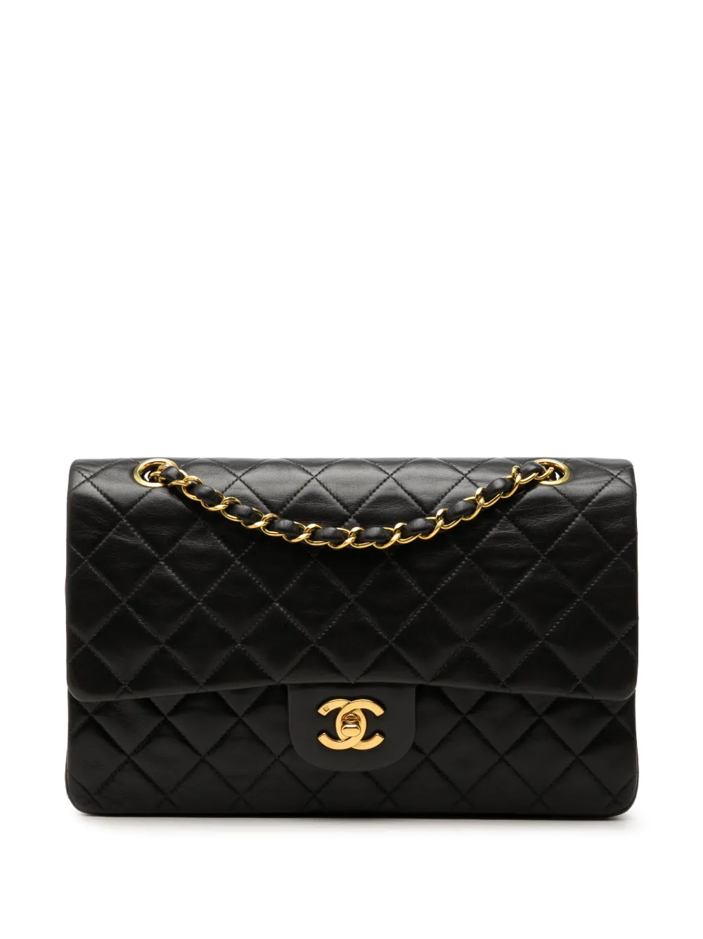 CHANEL Pre-Owned 1994-1996 Medium Classic Lambskin Double Flap shoulder bag - Schwarz