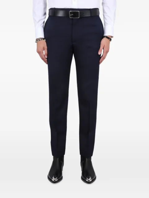 Alexander McQueen concealed-fastening tailored trousers